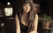 Tempting chick with small